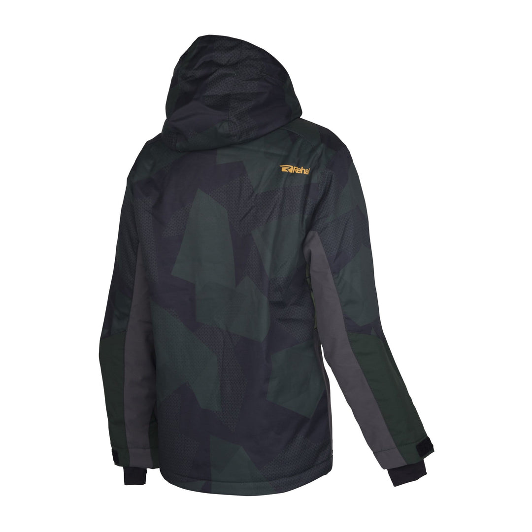 SnowKids Outerwear Jacket Rehall Gonzo Jr Boys Snow Jacket - Dark Camo Olive