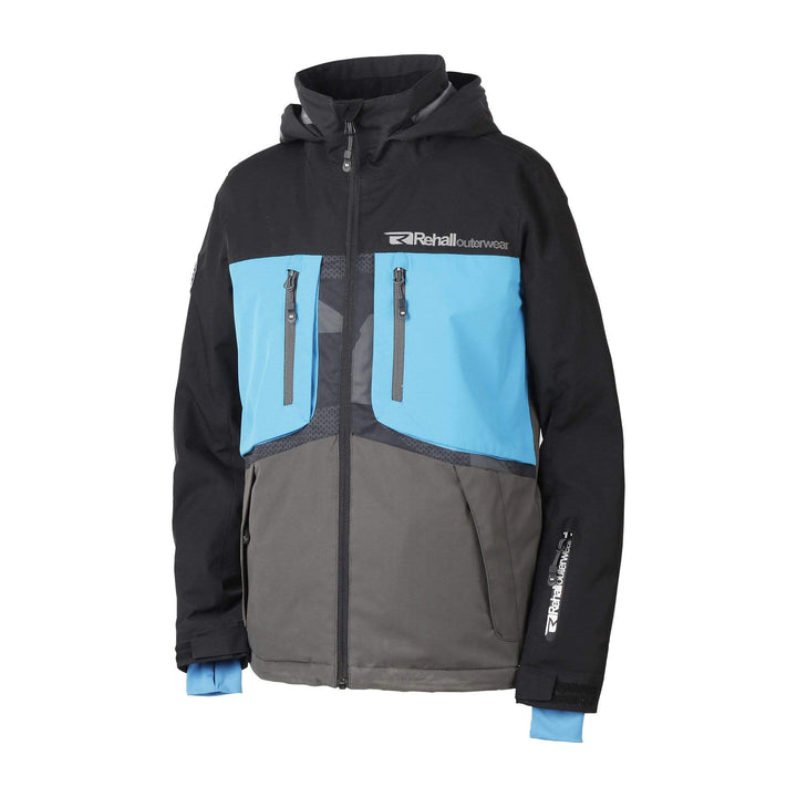 SnowKids Outerwear Jacket Rehall Halox Jr Boys Snow Jacket - Black