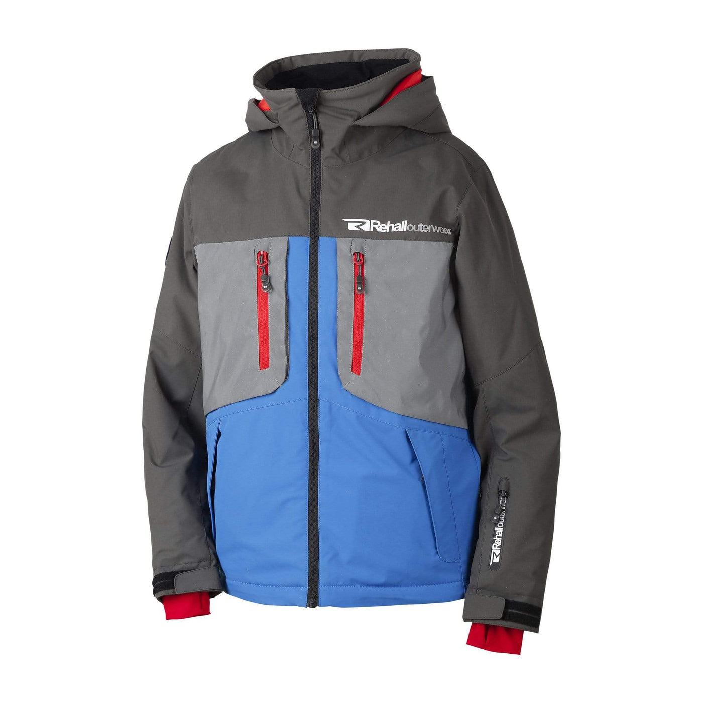 SnowKids Outerwear Jacket 116 Rehall Halox Jr Boys Snow Jacket - Graphite