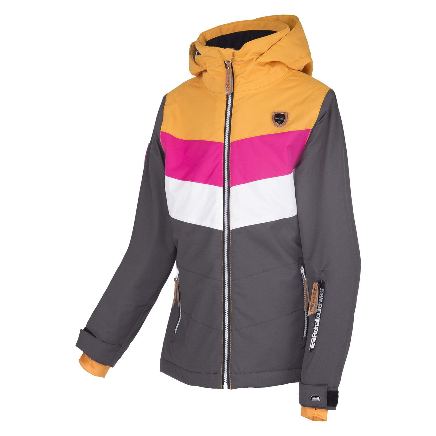 SnowKids Outerwear Jacket 116 Rehall Hester Jr Girls Snow Jacket - Graphite