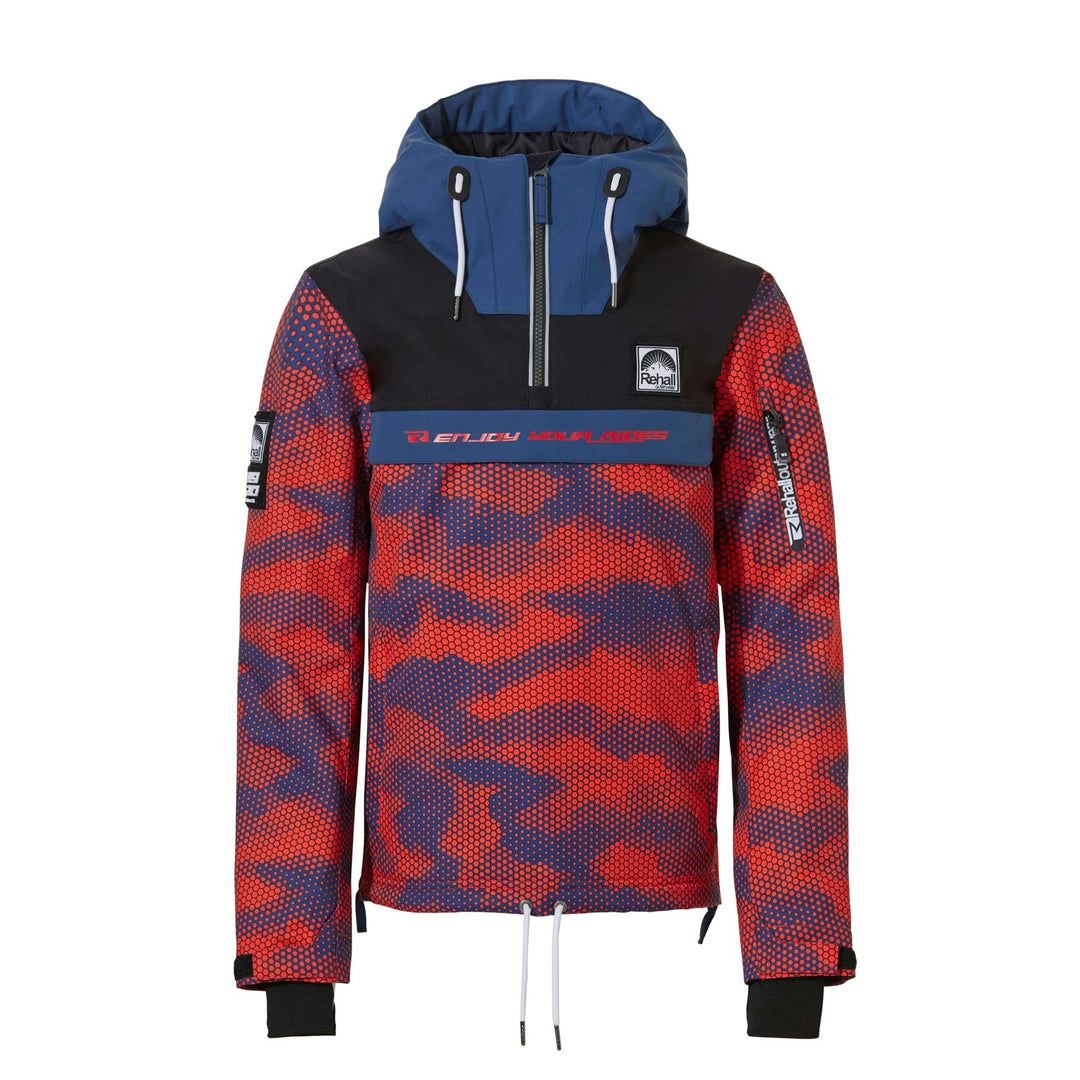 Rehall Outerwear Jacket Rehall Karl Boys Ski Anorak - Camo Orange