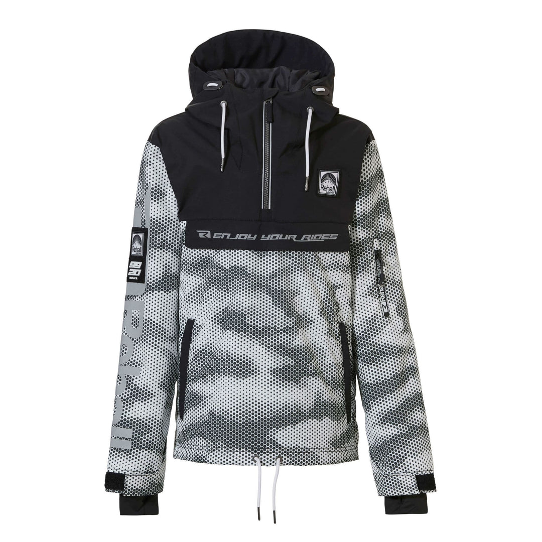 Rehall Outerwear Jacket Rehall Karl Boys Ski Anorak - Camo White