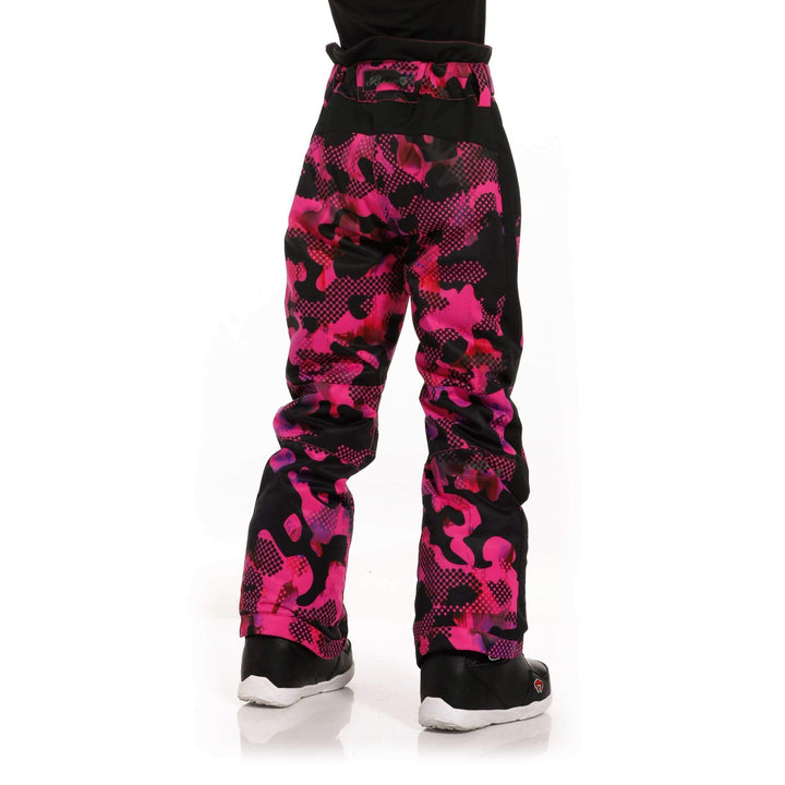 Rehall Outerwear Pants Rehall Latoya Girls Snow Pants - Popart Camo Fuchsia