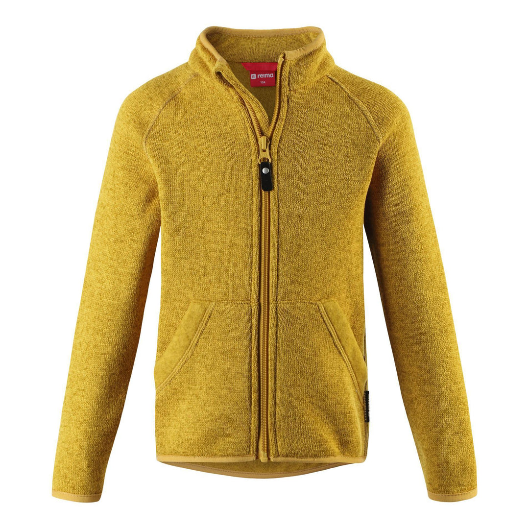 SnowKids Midlayers Reima Hopper Fleece Sweater - Mustard Yellow