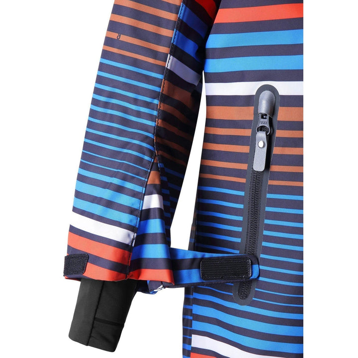 SnowKids Snowsuits Reima Kids Reach Boys Snowsuit - Orange Stripes