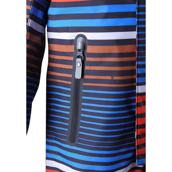 SnowKids Snowsuits Reima Kids Reach Boys Snowsuit - Orange Stripes