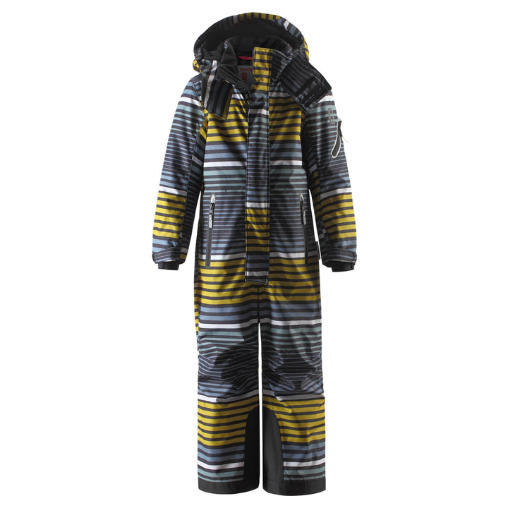 SnowKids Snowsuits 98 cm Reima Kids Reach Boys Snowsuit - Yellow Moss Stripes