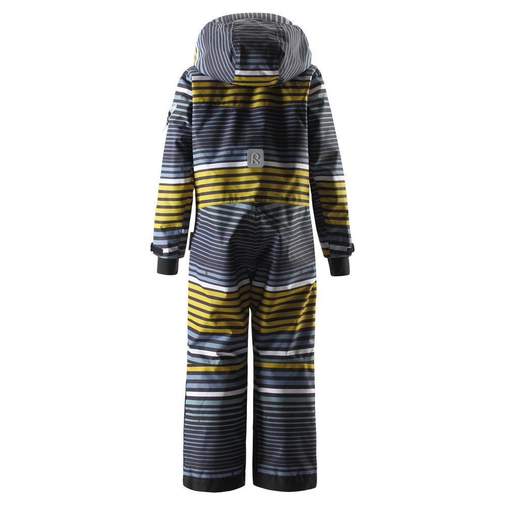 SnowKids Snowsuits Reima Kids Reach Boys Snowsuit - Yellow Moss Stripes