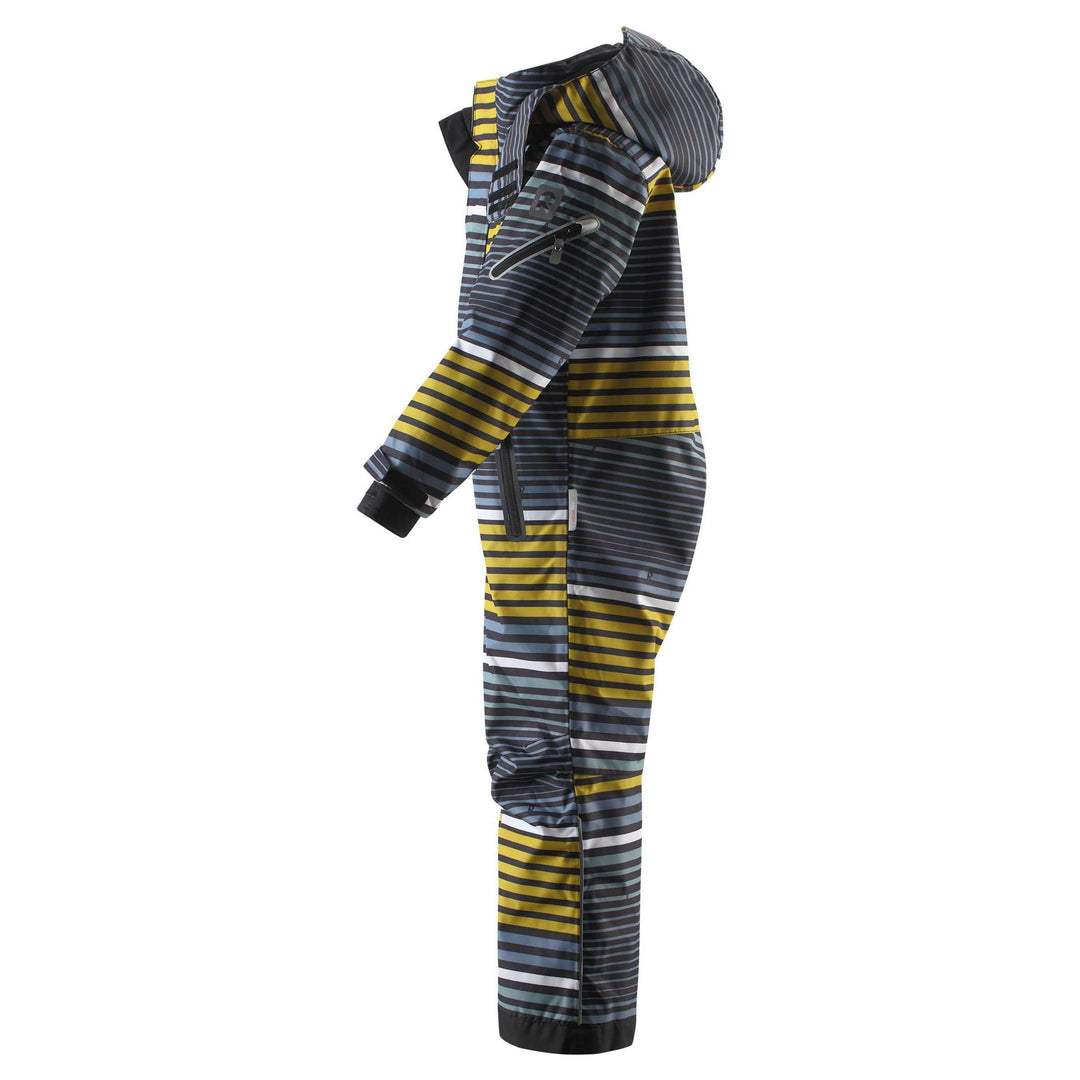 SnowKids Snowsuits Reima Kids Reach Boys Snowsuit - Yellow Moss Stripes