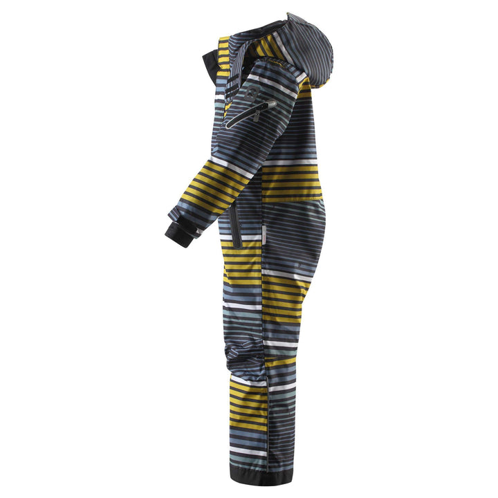 SnowKids Snowsuits Reima Kids Reach Boys Snowsuit - Yellow Moss Stripes
