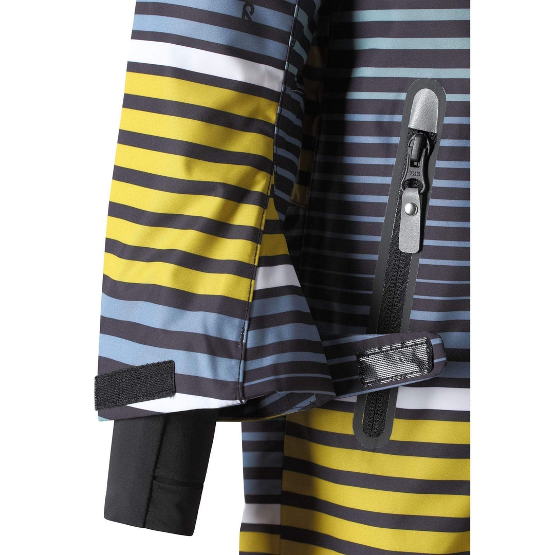 SnowKids Snowsuits Reima Kids Reach Boys Snowsuit - Yellow Moss Stripes