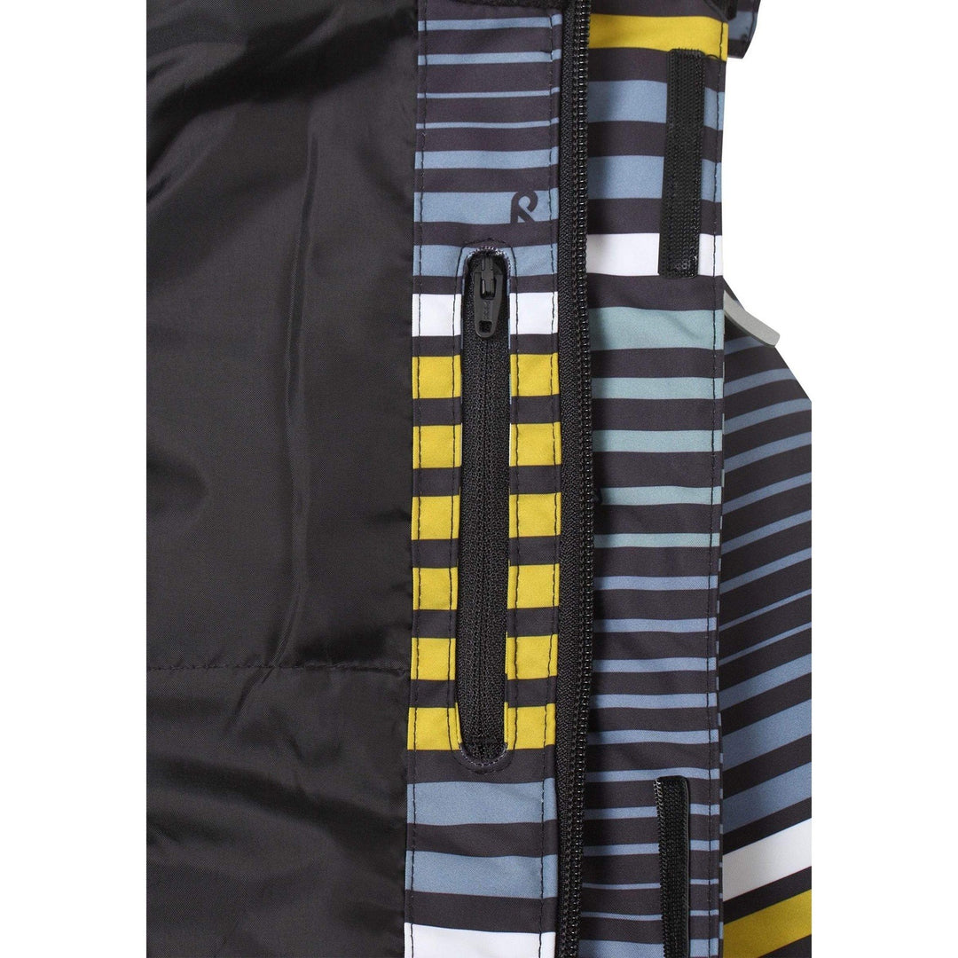 SnowKids Snowsuits Reima Kids Reach Boys Snowsuit - Yellow Moss Stripes