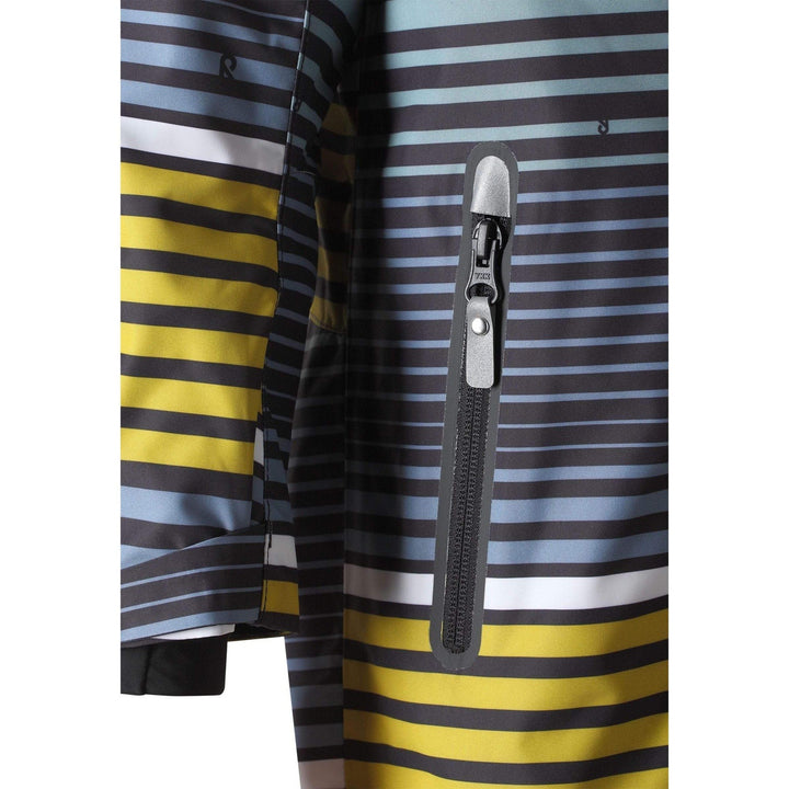 SnowKids Snowsuits Reima Kids Reach Boys Snowsuit - Yellow Moss Stripes