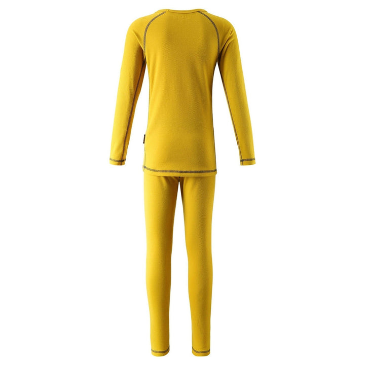 SnowKids Baselayers Reima Lani Thermal Set - Mustard Yellow