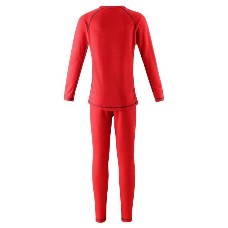 SnowKids Baselayers Reima Lani Thermal Set - Red