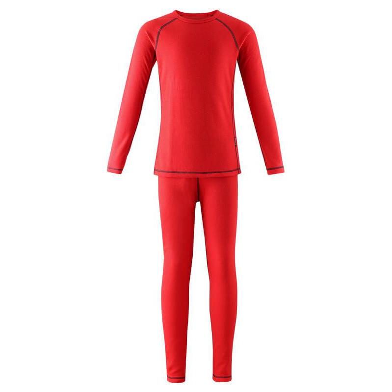 SnowKids Baselayers Reima Lani Thermal Set - Red