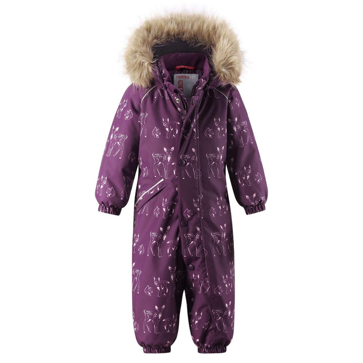 SnowKids Snowsuits 74 cm Reima Lappi Snowsuit - Deep Purple
