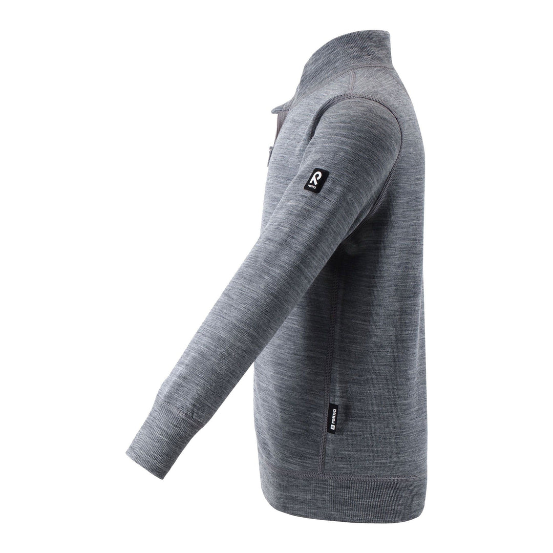SnowKids Midlayers Reima Mahin Merino Wool Sweater - Melange Grey