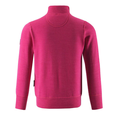 SnowKids Midlayers Reima Mahin Merino Wool Sweater - Raspberry Pink