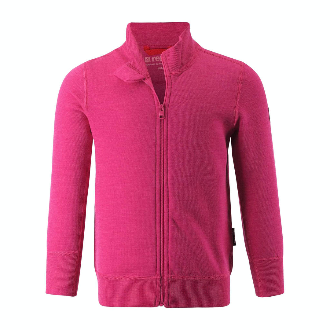SnowKids Midlayers Reima Mahin Merino Wool Sweater - Raspberry Pink
