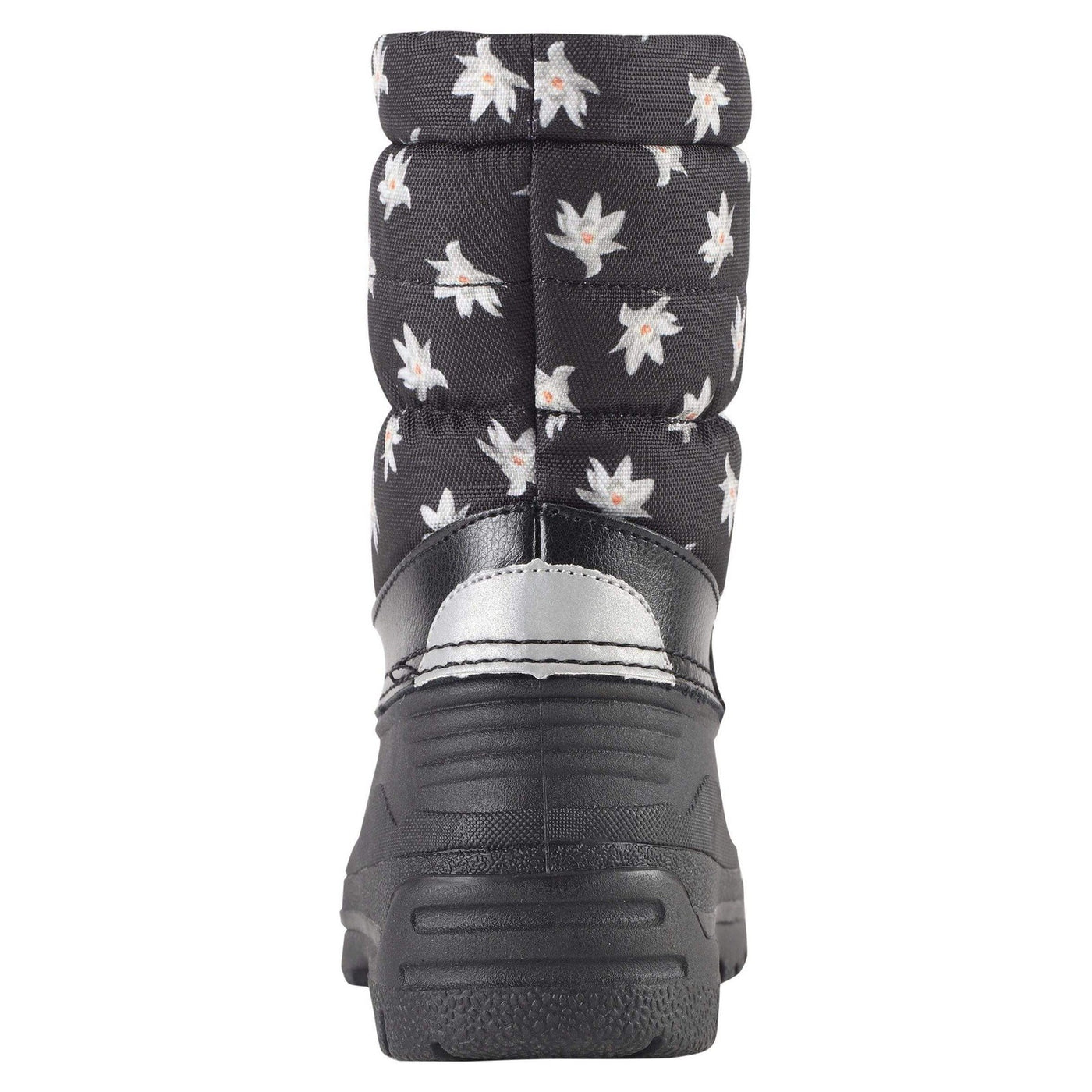SnowKids Footwear Reima Nefar Water Resistant Winter Boots - Black Daisies