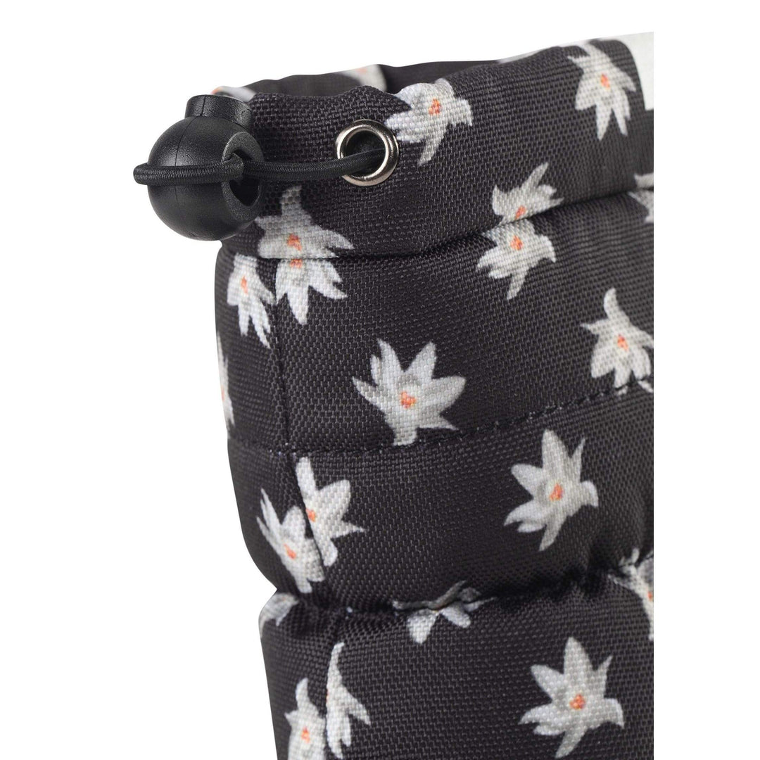 SnowKids Footwear Reima Nefar Water Resistant Winter Boots - Black Daisies