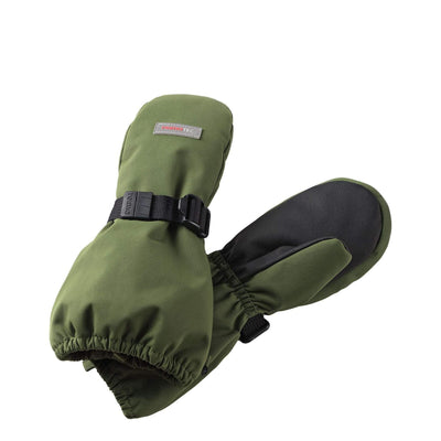 SnowKids Accessories Reima Ote Waterproof Snow Mittens - Khaki Green