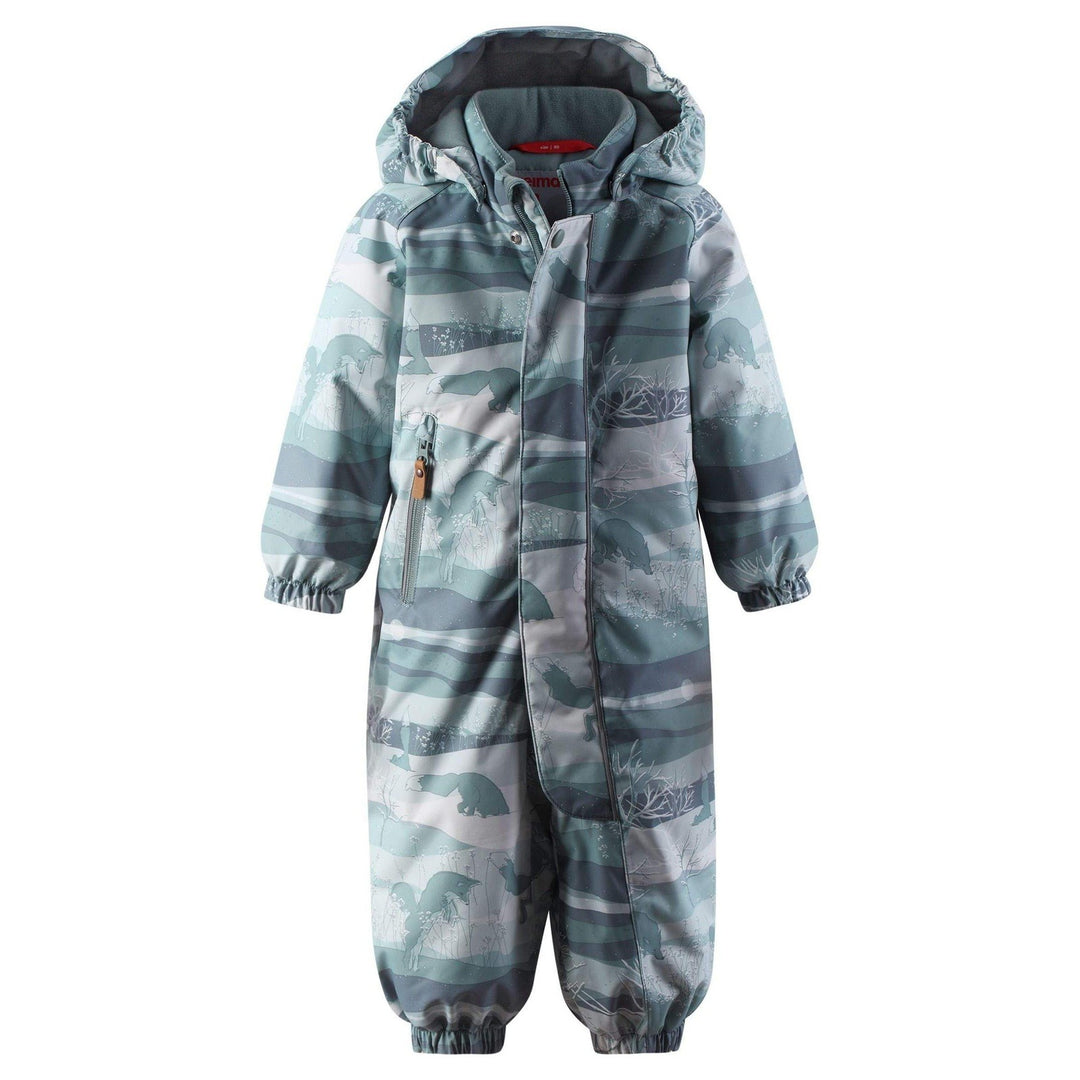 SnowKids Snowsuits 74 cm Reima Puhuri Snow Suit - Eucalyptus Green
