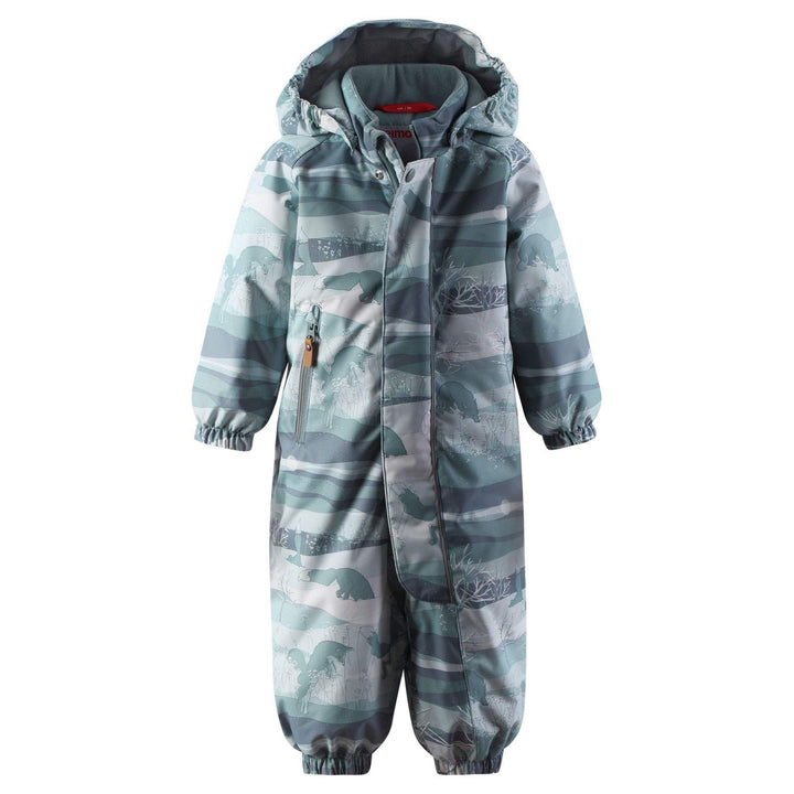 SnowKids Snowsuits 74 cm Reima Puhuri Snow Suit - Eucalyptus Green