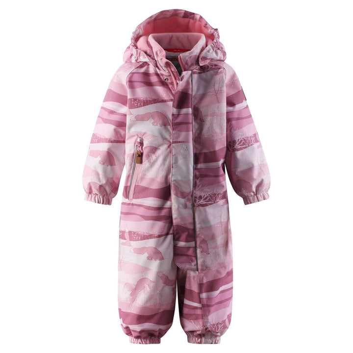 SnowKids Snowsuits 74 cm Reima Puhuri Snow Suit - Old Rose