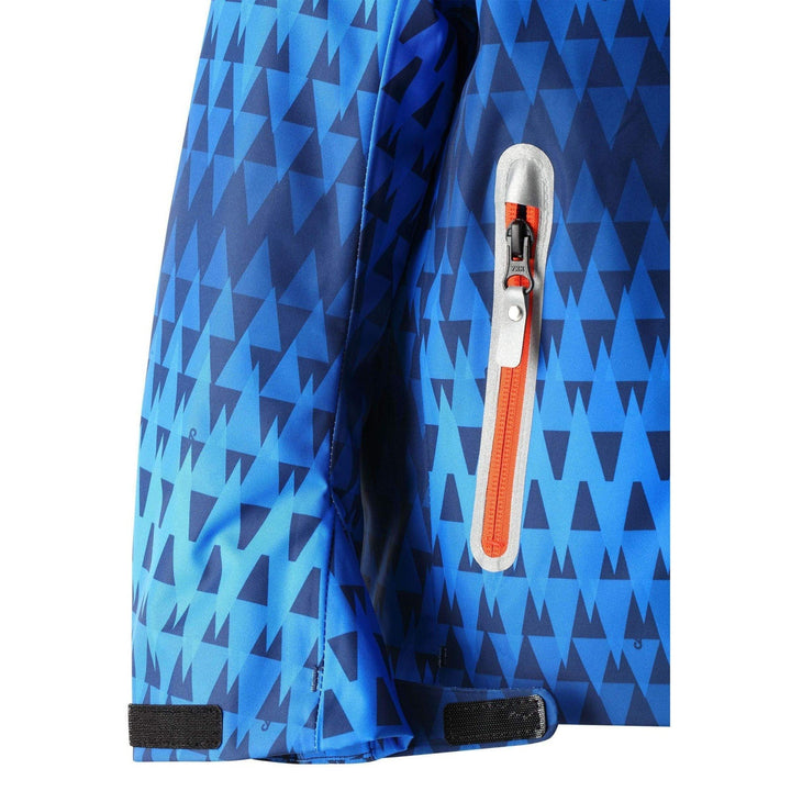 SnowKids Outerwear Jacket Reima Regor Snow Jacket - Brave Blue Triangles