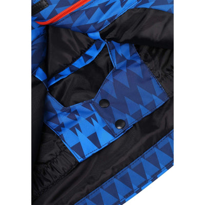SnowKids Outerwear Jacket Reima Regor Snow Jacket - Brave Blue Triangles