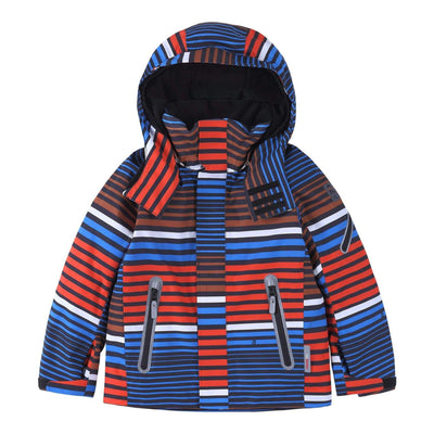 SnowKids Outerwear Jacket Reima Regor Snow Jacket - Orange Stripes
