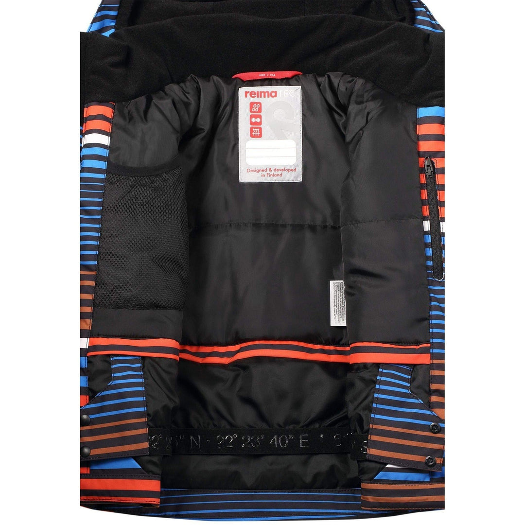 SnowKids Outerwear Jacket Reima Regor Snow Jacket - Orange Stripes