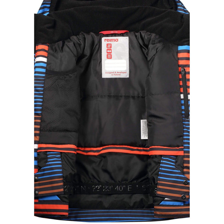 SnowKids Outerwear Jacket Reima Regor Snow Jacket - Orange Stripes