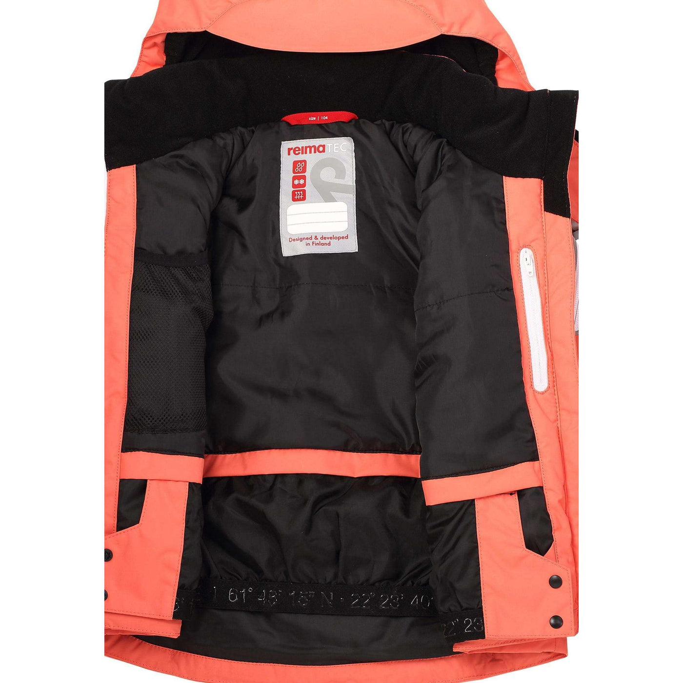 SnowKids Outerwear Jacket Reima Roxana Snow Jacket - Bright Salmon