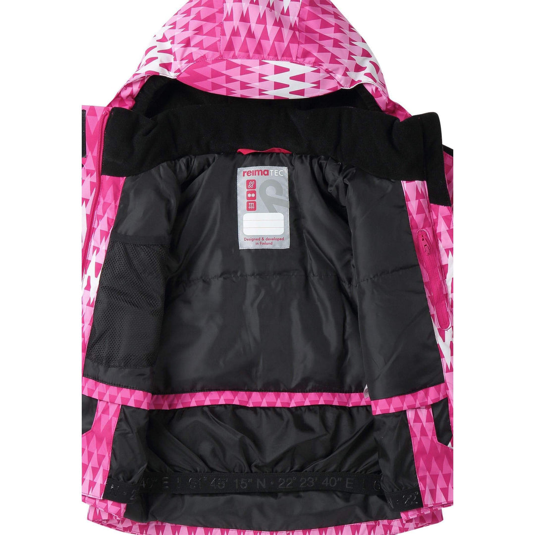 SnowKids Outerwear Jacket Reima Roxana Snow Jacket - Pink Triangles