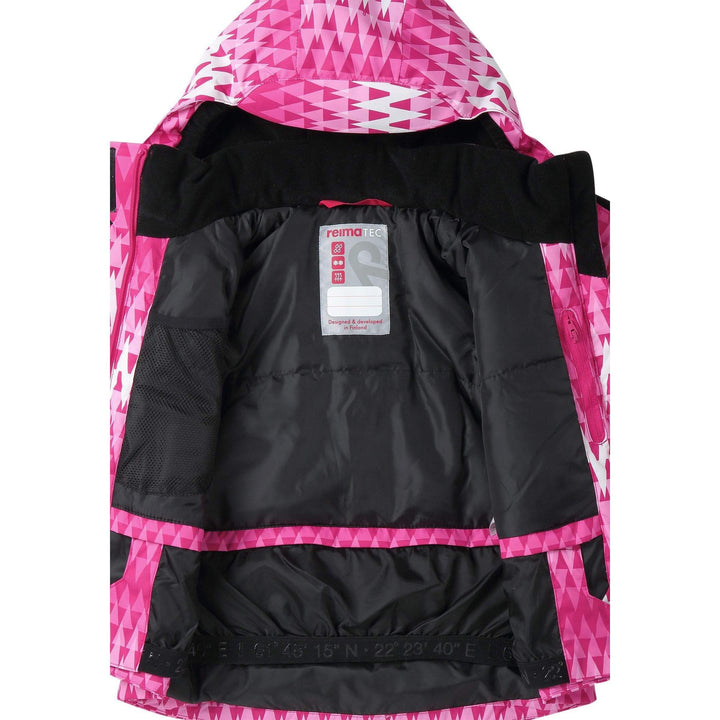 SnowKids Outerwear Jacket Reima Roxana Snow Jacket - Pink Triangles