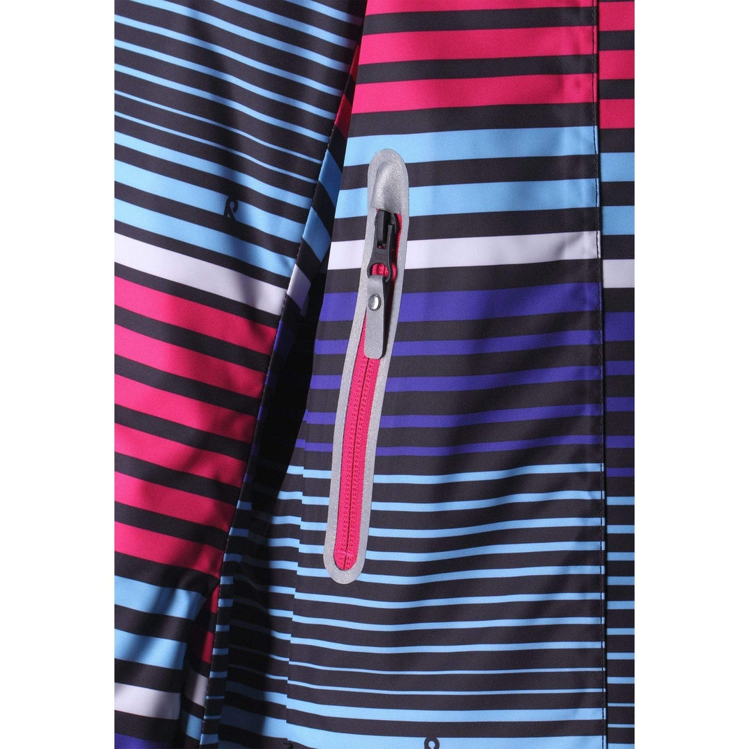 SnowKids Outerwear Jacket Reima Roxana Snow Jacket - Raspberry Stripes