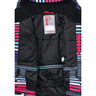 SnowKids Outerwear Jacket Reima Roxana Snow Jacket - Raspberry Stripes