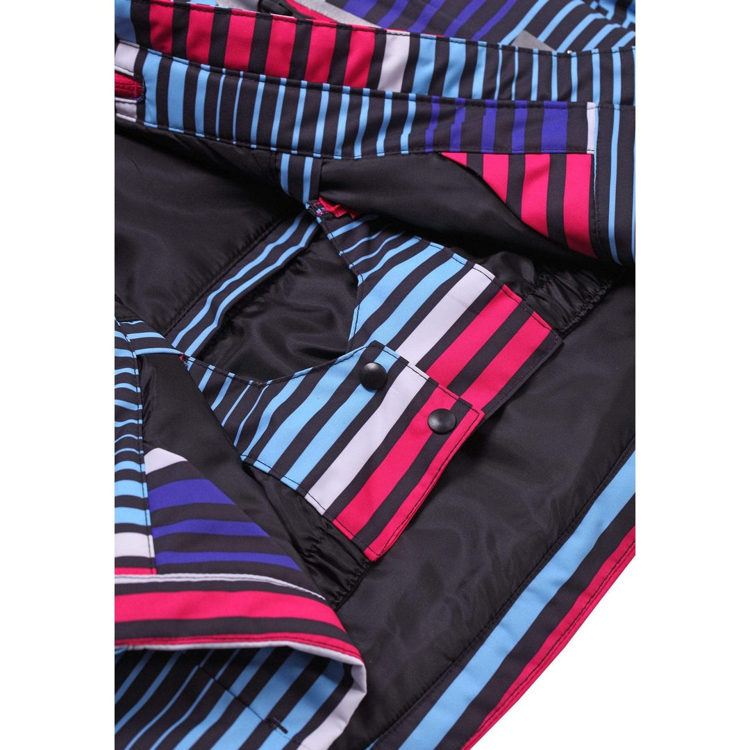SnowKids Outerwear Jacket Reima Roxana Snow Jacket - Raspberry Stripes