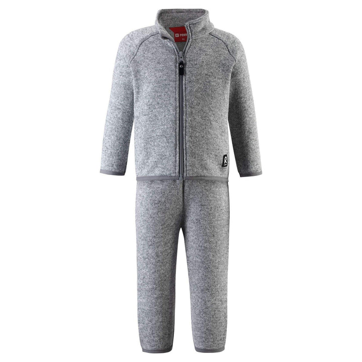 SnowKids Midlayers Reima Tahto Fleece Set - Melange Grey