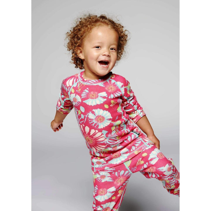 SnowKids Baselayers Reima Taitoa Thermal Baselayer Set - Raspberry