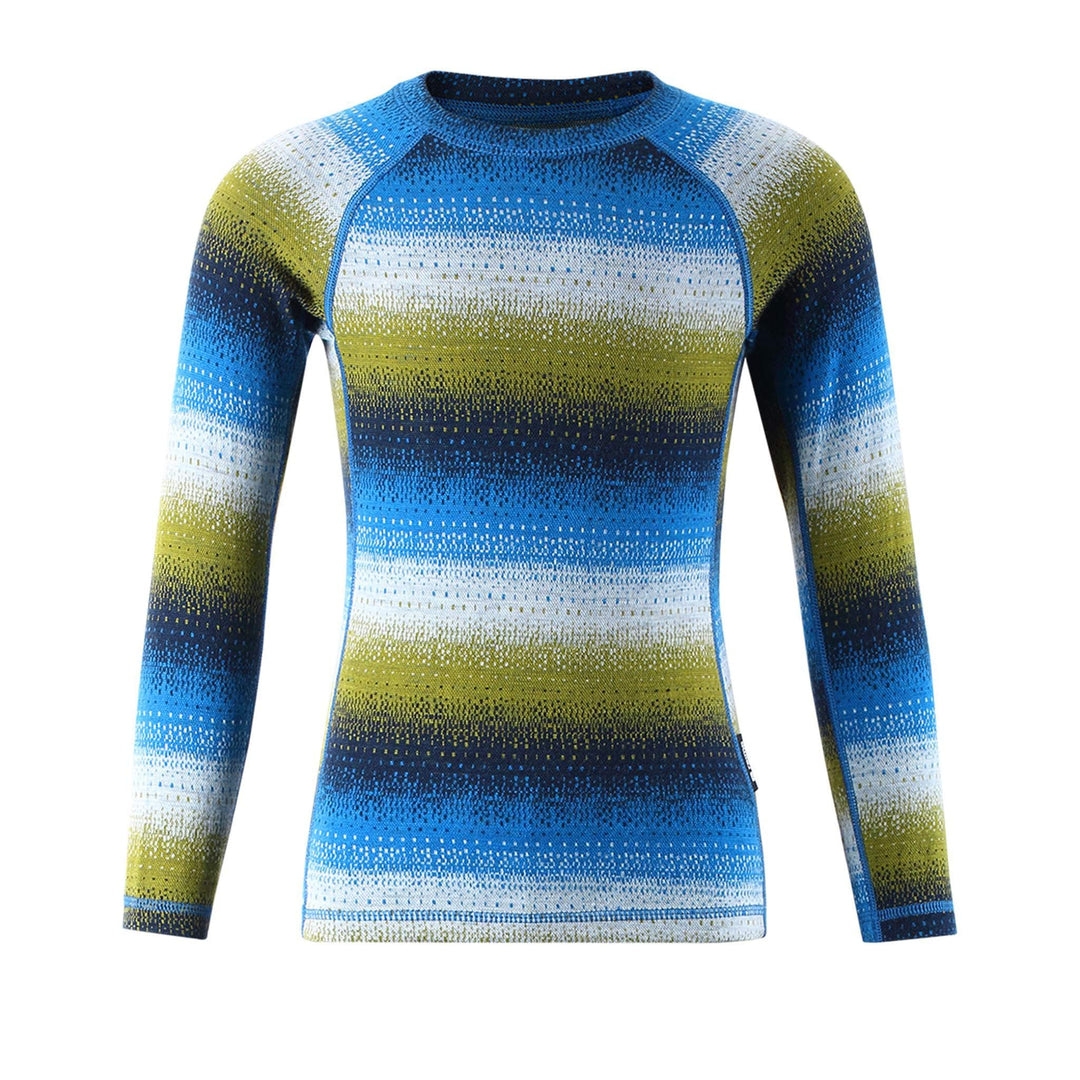 SnowKids Baselayers Reima Taival Merino Wool Thermal Set - Brave Blue
