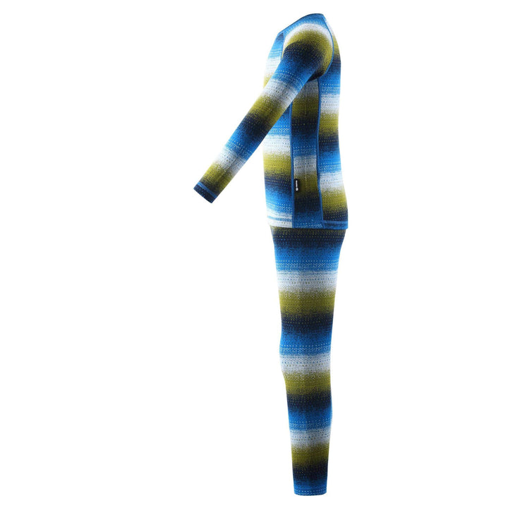 SnowKids Baselayers Reima Taival Merino Wool Thermal Set - Brave Blue