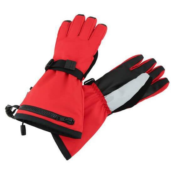 SnowKids Accessories 4/4-6Y Reimatec Viggu Waterproof Ski Gloves - Red