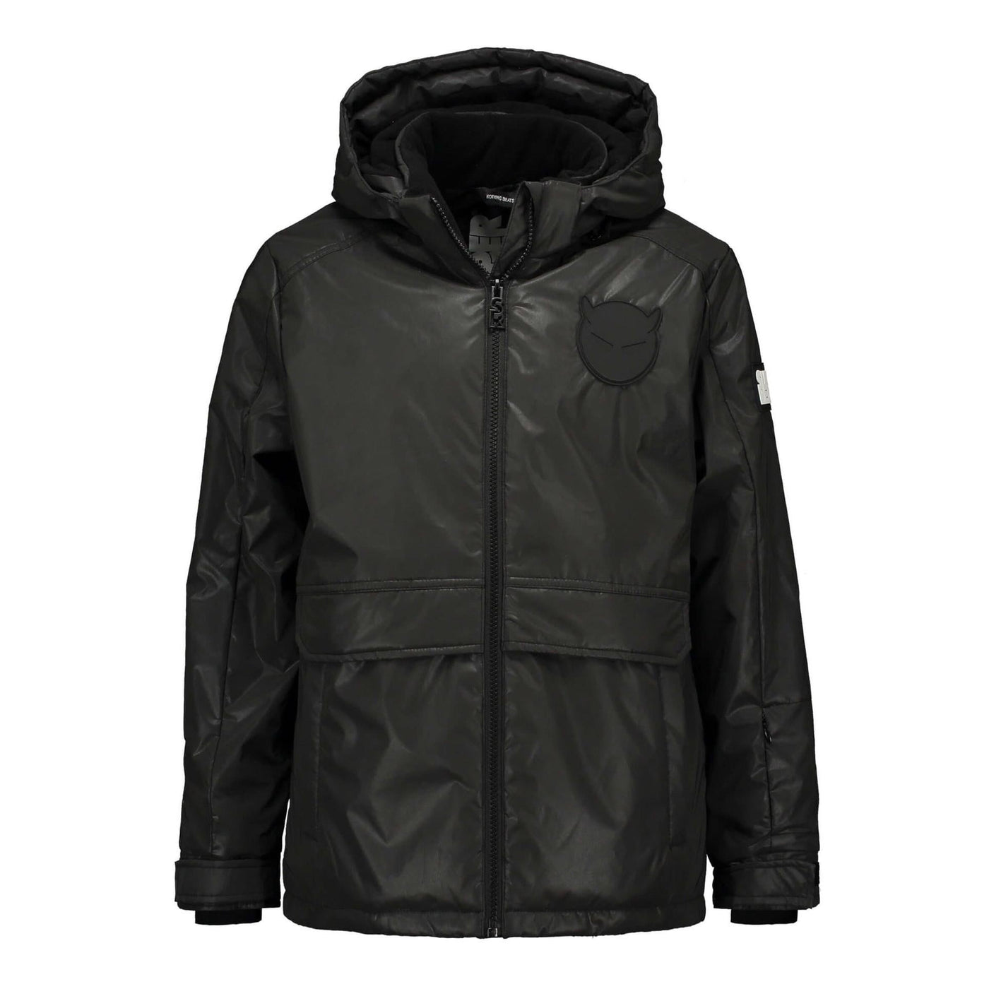 SuperRebel Outerwear Jacket SuperRebel Reflective Black Ski Jacket