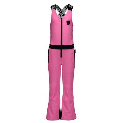 SuperRebel Outerwear Pants SuperRebel Soft Shell Pink Ski Overalls