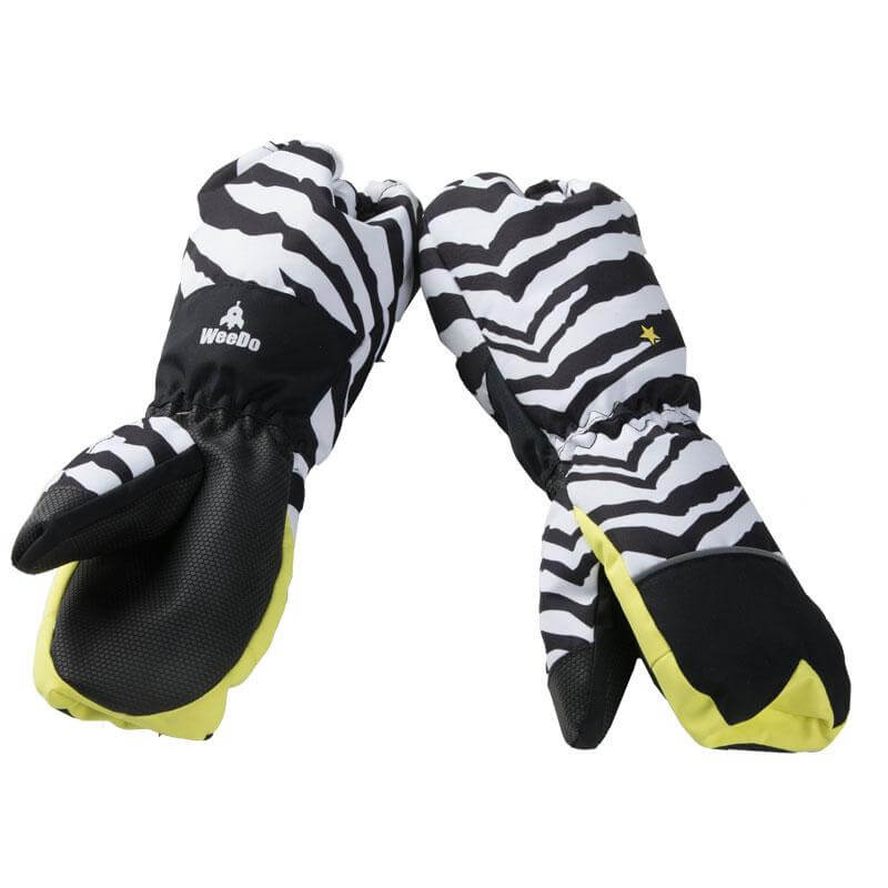 WeeDo Funwear Accessories WeeDo Funwear Kids Zebra Mittens